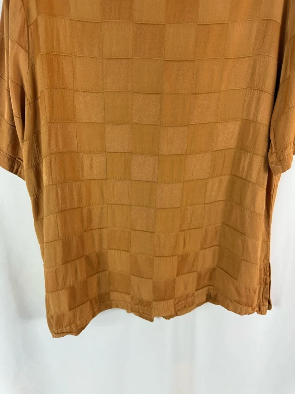 Brixton women  Short-Sleeve Button-Up Shirt in Rust size: S